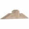 Ekena Millwork Portland Smooth Timber Gable Bracket, Douglas Fir, 36"W x 9"H x 3 1/2"D x 5 1/2"F, 6/12 Pitch GBW036X09X0406POR00SDF - alternate 4